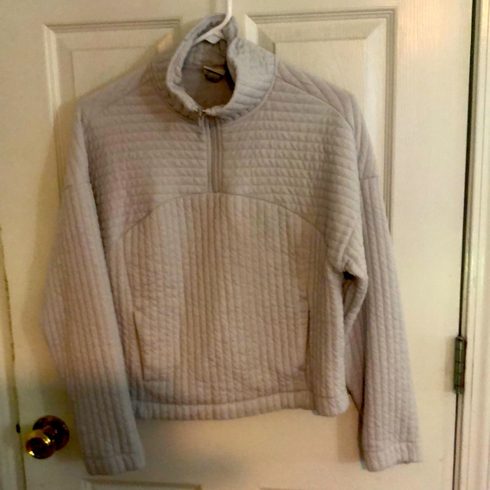 A new day gray quarter zip pullover